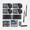JBL Dual 18" Bass Reflex Subwoofer and Tops
